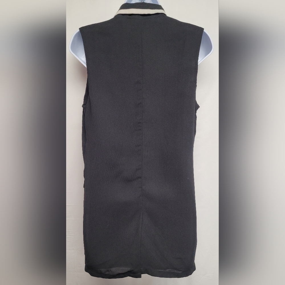 Ya Los Angeles M Black Suit Vest Excellent Condition - Picture 2 of 4